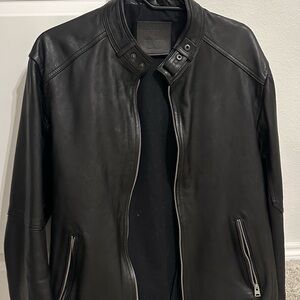 All Saints Black Leather Jacket